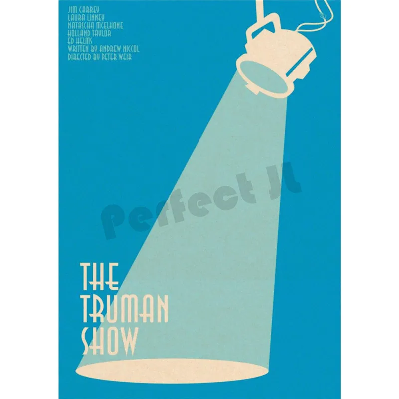 Декор для дома Truman Show плакат из крафт фильма наклейки на стену|wall sticker|home