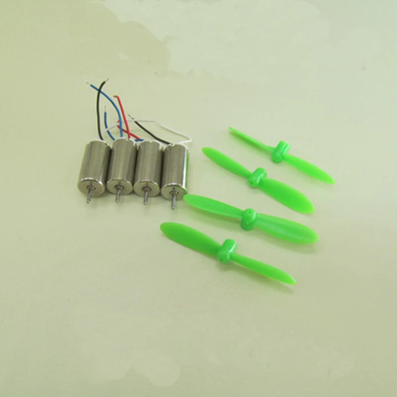 3 7 V Coreless 6*12 мм 612 двигатель + Пропеллер DIY набор для Cheerson CX-10 CX-10A CX-10W мини
