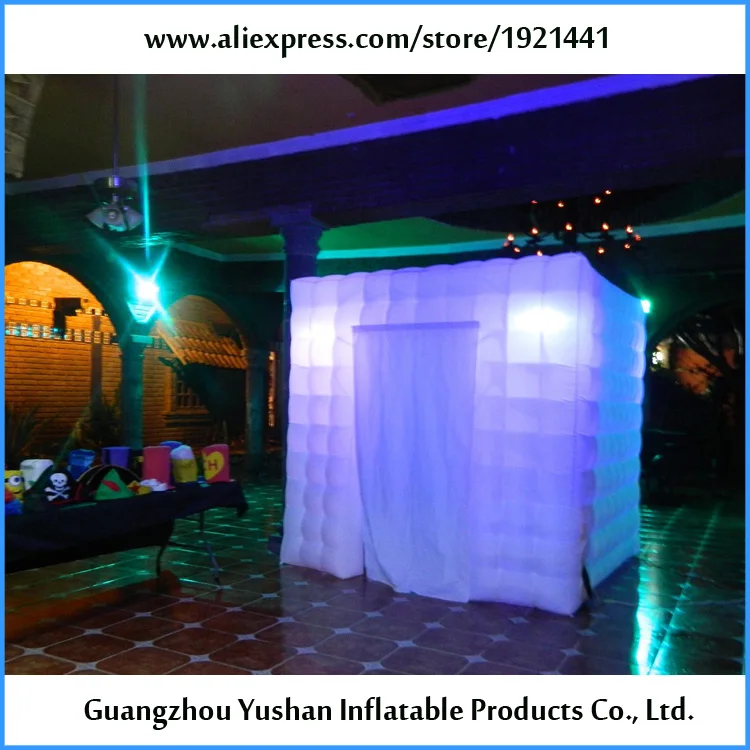 

DHL free ship 8ft portable led wedding photo booth rental