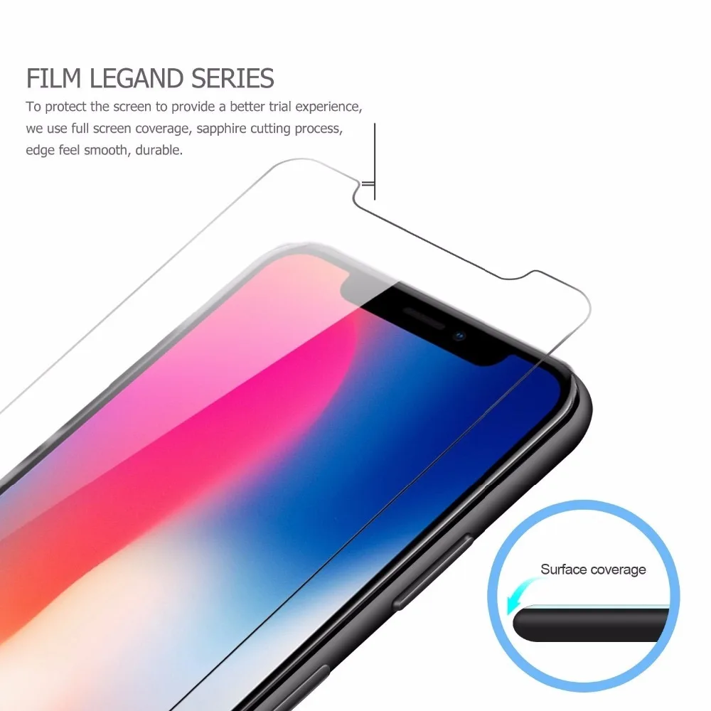 Защитное закаленное стекло для iPhone 7 8 6 plus Защитная пленка x xr xs max | Мобильные