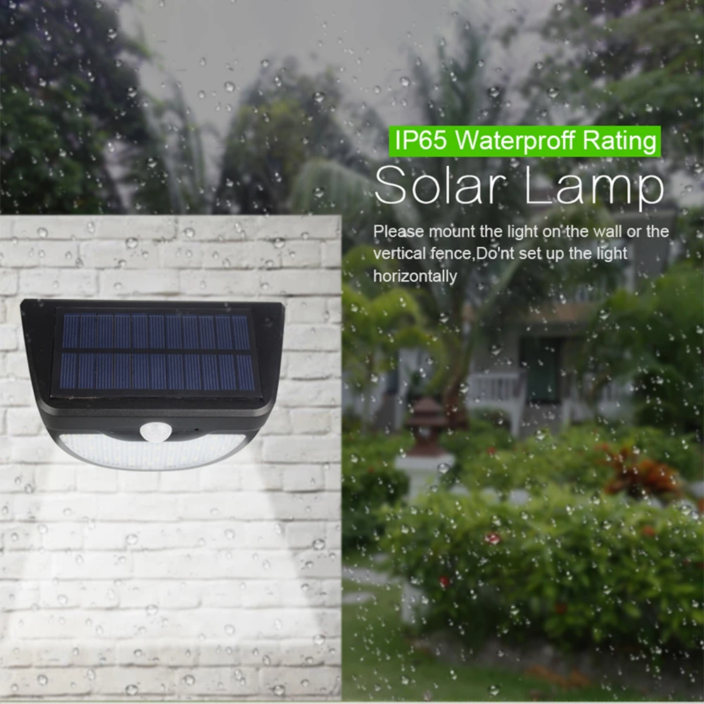 650LM 37LED Солнечный свет датчик движения беспроводной солнечной энергии лампа