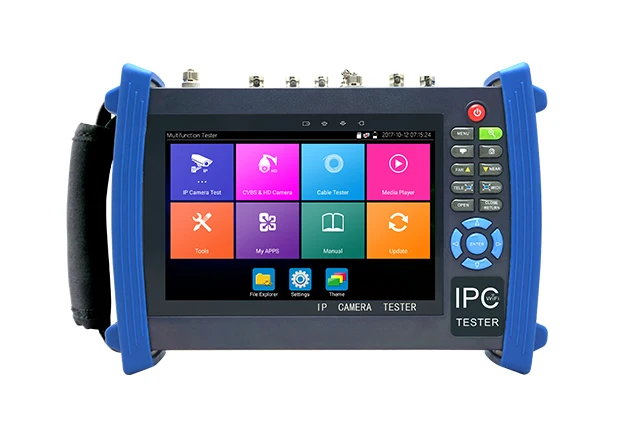 IPC8600 PLUS 7 дюймовый тестер системы скрытого Видеонаблюдения Монитор H.265 4K IP камера