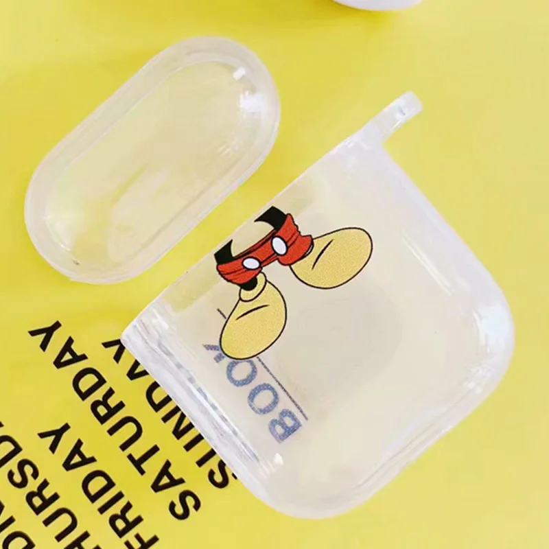 21 Сумки для Air Pods с английскими буквами Дейл чип Дональд Дейзи Мультфильм силиконовый прозрачный чехол для Airpods беспроводные наушники Bluretooth - Цвет: 21