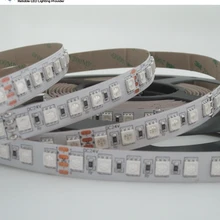 Гибкая светодиодная RGB лента SMD5050 не водонепроницаемый гибкий