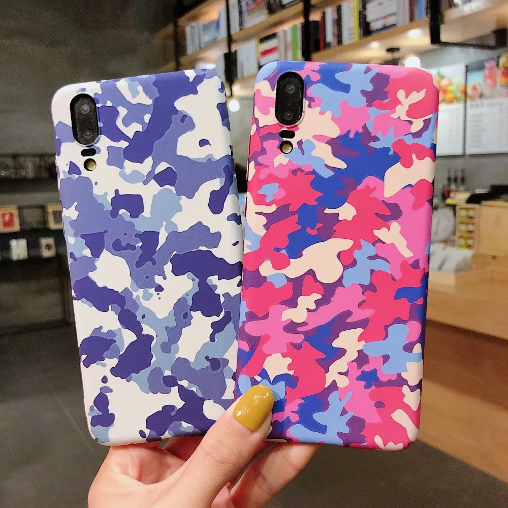 Светящийся военный камуфляж Жесткий ПК чехол для телефона huawei P20 Lite Pro P20lite P20Pro