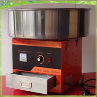 220v stainless steel electric heating automatic stiring popcorn making machine and candy floss machine