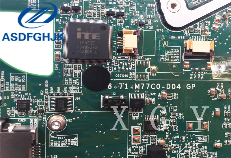 Материнская плата для ноутбука 6 71 M77C0 D04 GP Clevo W760CH материнская DDR3