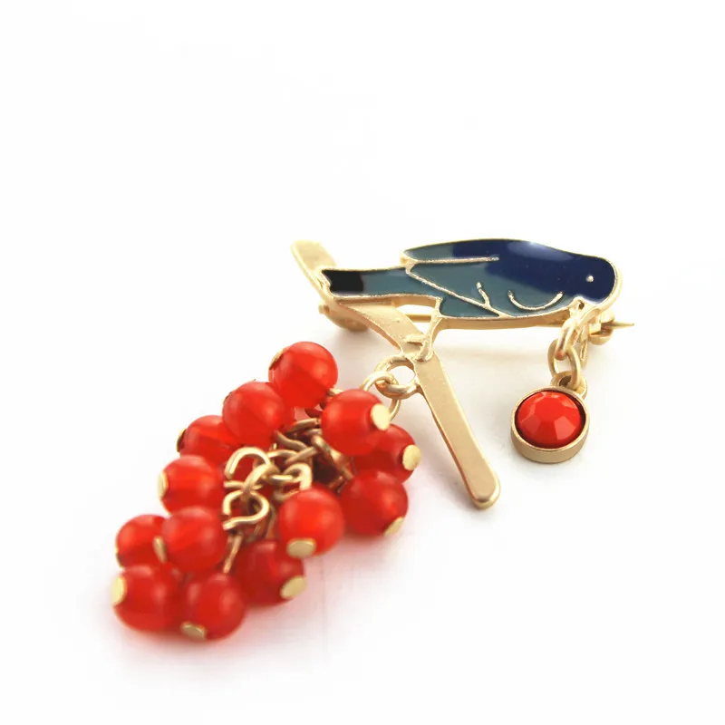 Модная брошь в виде Джокера брошка птицы винограда ювелирный набор новинка 2015 |