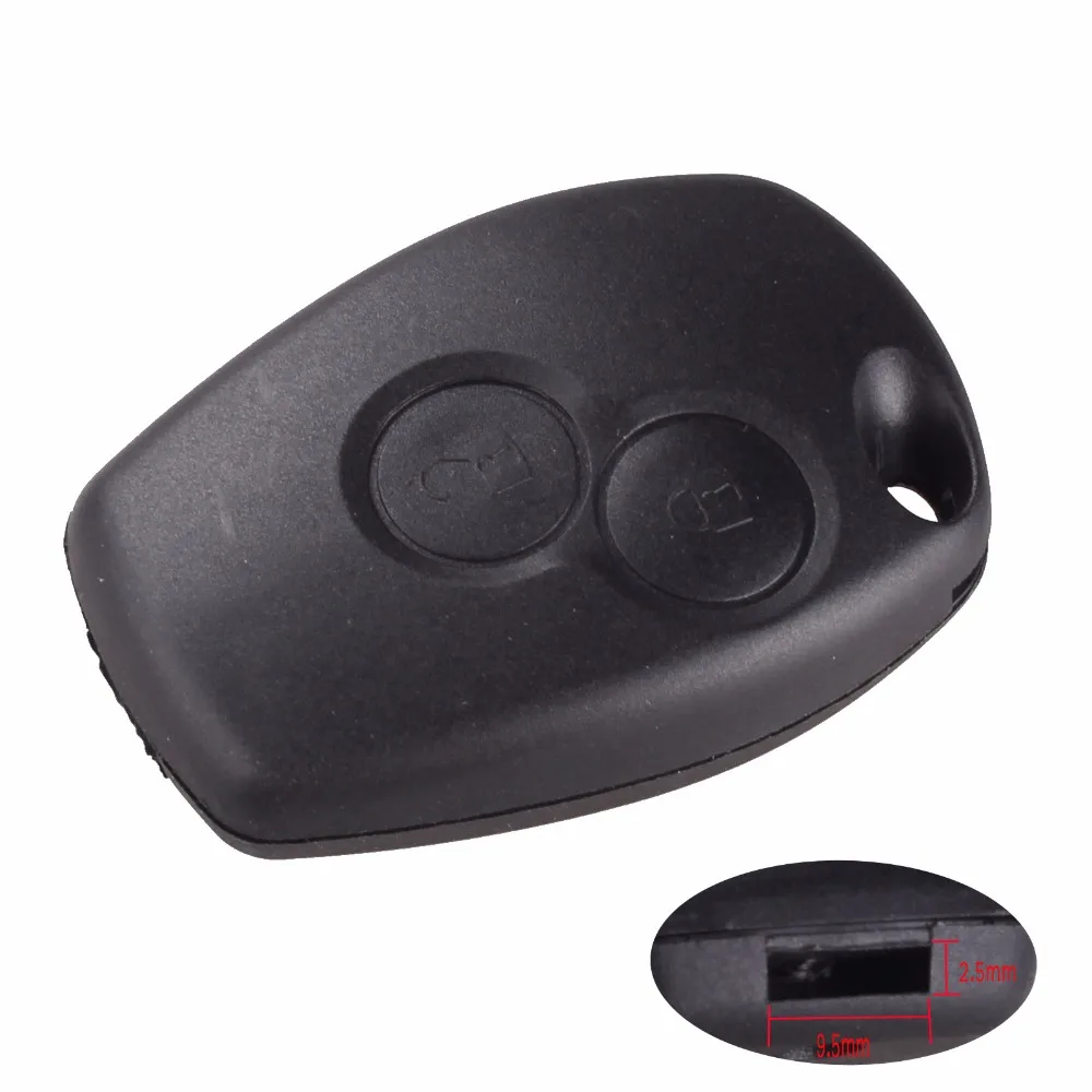 Чехол KEYYOU 10XNo Blade с 2 кнопками для Renault Megane Modus Espace Laguna Duster Logan DACIA Sandero Fluence Clio Kangoo|case