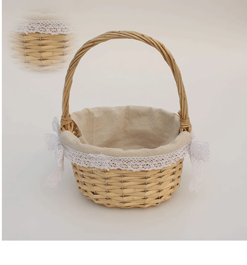 Seagrass плетеная корзина из ротанга Складной Подвесной цветочный горшок плантатор