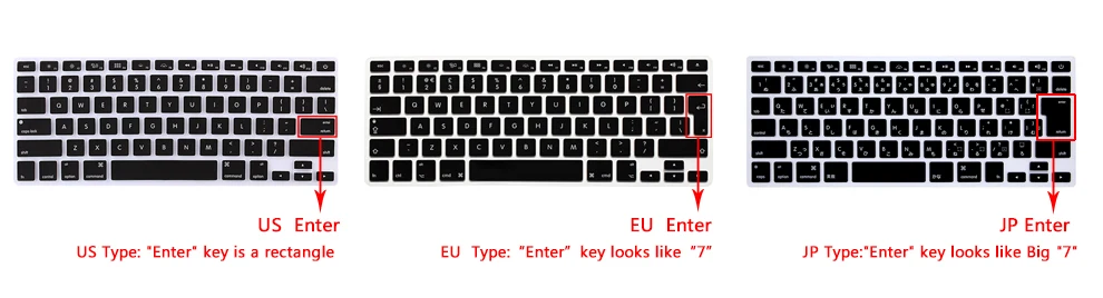 HRH ноутбук Силиконовое английское покрытие для клавиатуры протектор для MacBook Air 13 A1932 с сенсорным ID новая версия выпуска Япония
