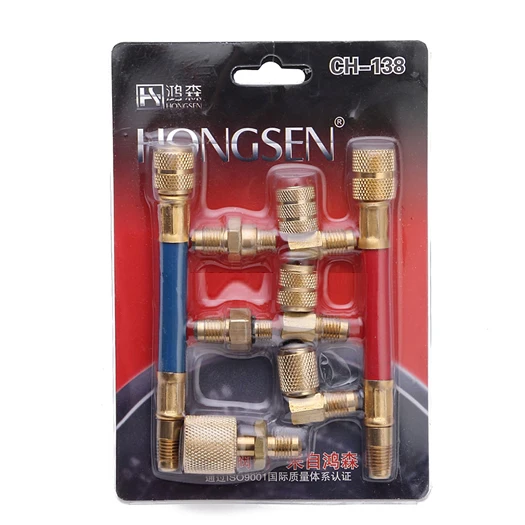 Автомобильный адаптер для кондиционера Fixmee универсальный с разъемом R134a R12