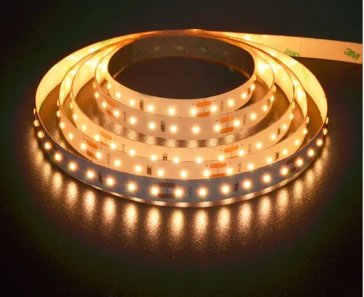 2216 SMD Светодиодная лента DC24V Светодиодная лента 120 светодиодный/м CRI> 95 белая печатная плата Micro 2216 светодиодный гибкий полосы высокой яркости 5 м/лот