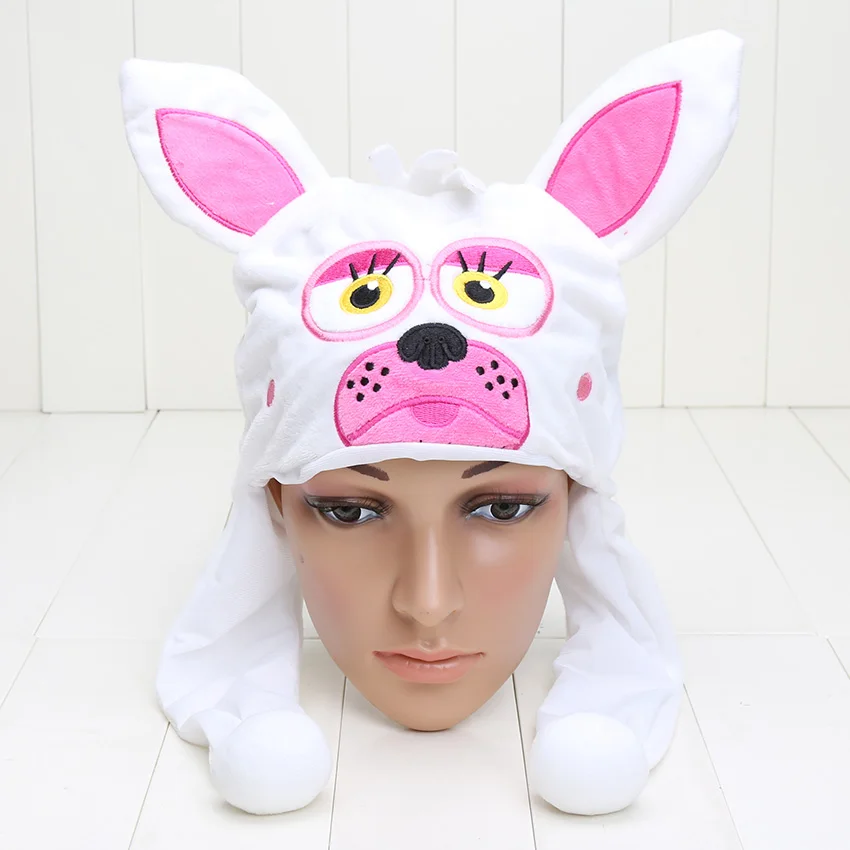 white mangle 8 стилей FNAF Five nights at Фредди плюшевый игрушечный Косплей Кепка шляпа Косплей Фредди сумки Чика; Фокси медведь плюшевые мягкие игрушки fnaf плюшевые игрушки - Цвет: white mangle