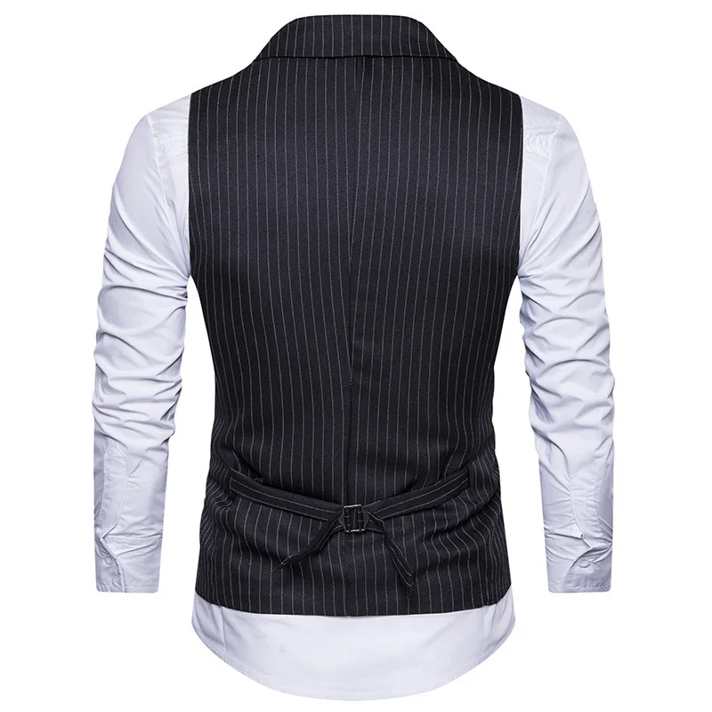 Жилет Мужской винтажный повседневный U образный воротник твидовая Лапка жилет