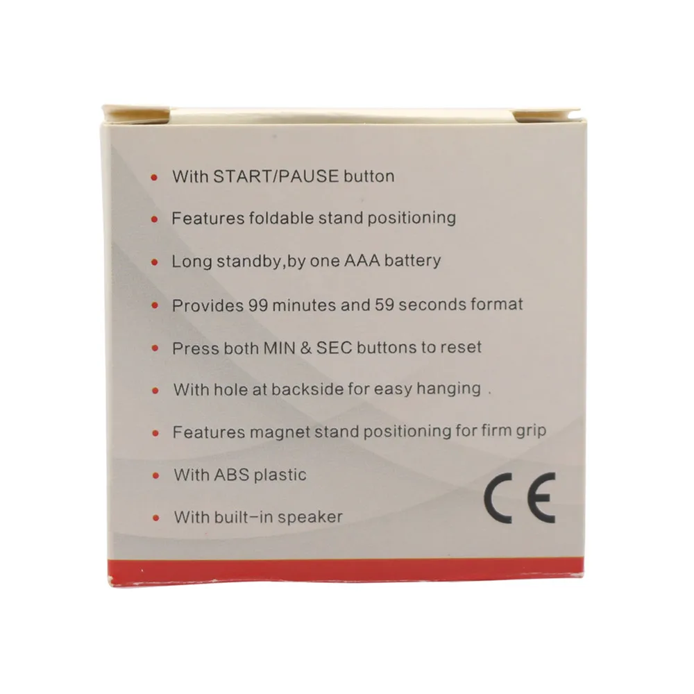 Manhua MT104 таймер с длительным временем ожидания на батарейках мини цифровой кухонный таймер цифровой таймер