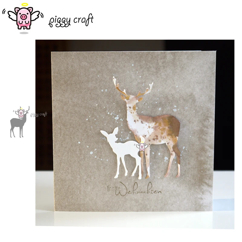 Металлические Вырубные штампы форма для вырезания рождественского оленя