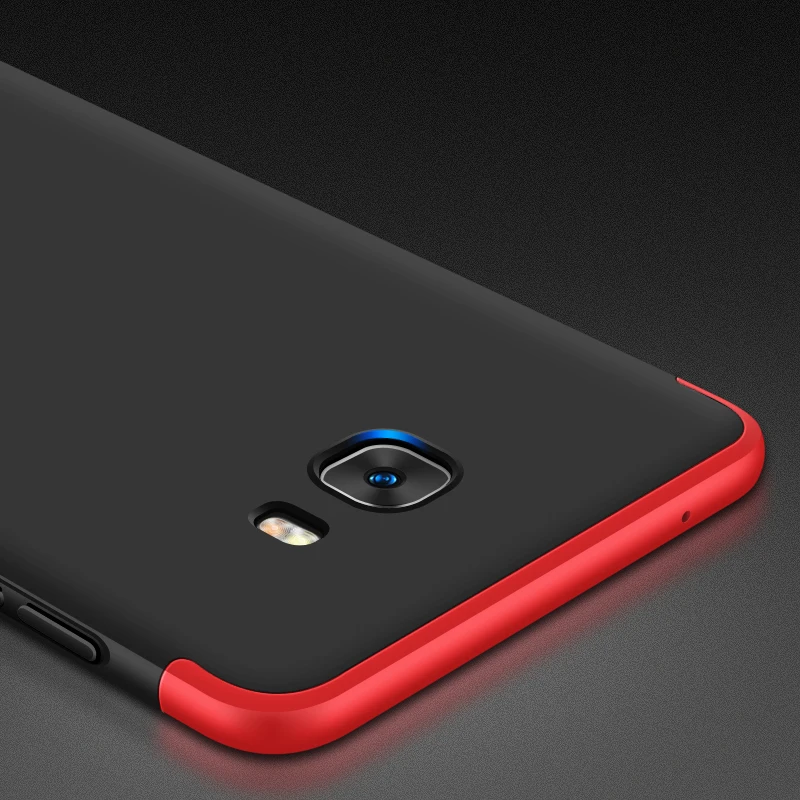 Чехол для Samsung Galaxy C9 Pro 3 в 1 комплексный жесткий защитный телефонный задний крышки C9Pro Coque on.