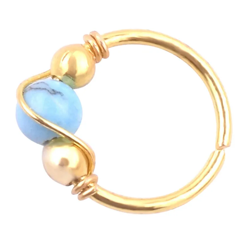 Трагус пирсинг Спираль для хрящевой части уха Хирургические сережки из