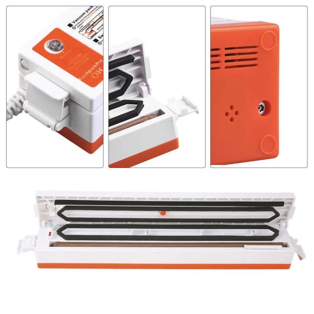 110V Electric Vacuum Sealer Food Storage Household Home Packaging Machine Films Packer Included 15 Pcs Bags | Бытовая техника