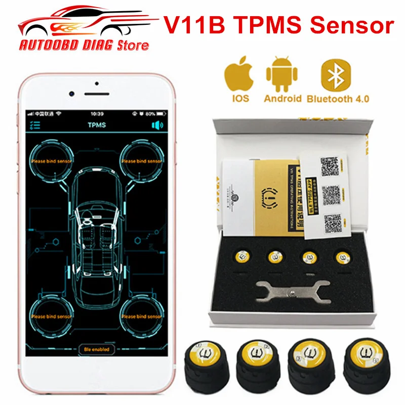 Система контроля давления в шинах TPMS система с внешними датчиками поддержкой