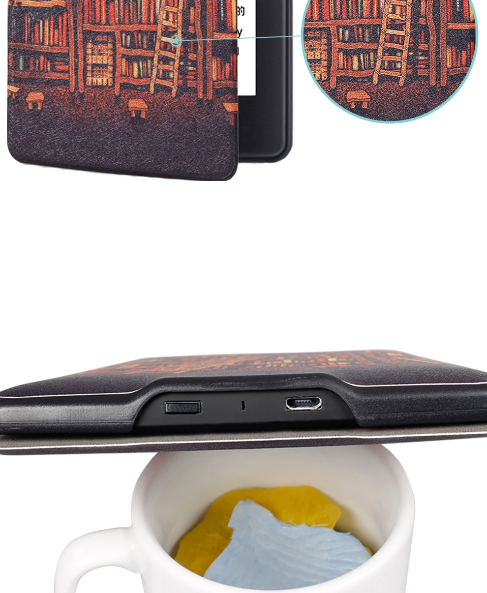 Новое поступление чехол для запястья для Amazon Kindle Paperwhite 1 2 3 Smart Cover для 6 дюймов E-reader чехол для планшета Paperwhite 1/2/3