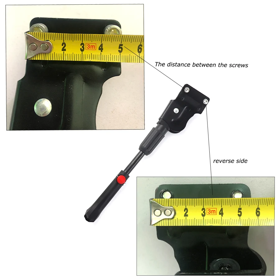 MTB велосипед kickstand 2"-26" парковочные стойки горный велосипед Kickstand дорожный Велоспорт боковая подставка поддержка Регулируемая 31-36 см