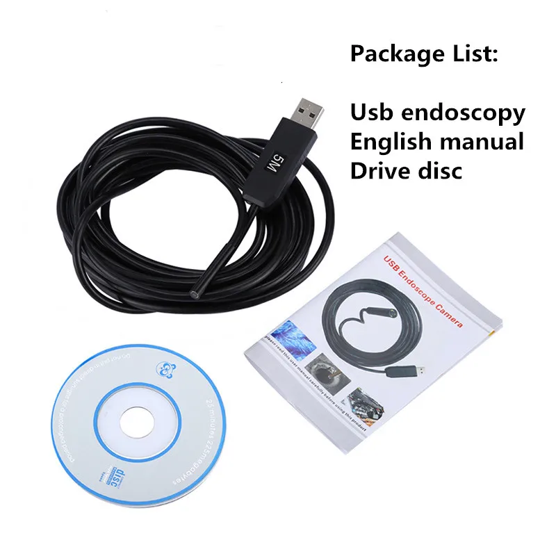 Pripaso 5 м USB кабель 5,5 мм эндоскоп HD USB камера для осмотра автомобиля грузовика IP67 водонепроницаемая камера для подводного просмотра