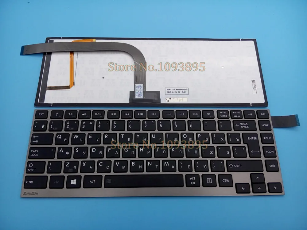 Русская клавиатура для ноутбука Toshiba Satellite W30 W30DT W30T W35 W35DT W35T RU с подсветкой MP 11B53US