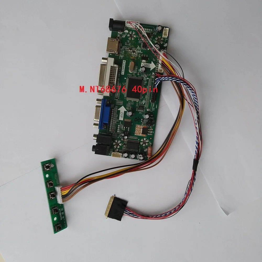 Комплект для планшетов мониторов 40pin LVDS аудио карта сделай сам светодиодный ЖК