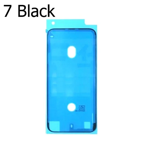 for i7 black Оригинальная клейкая лента наклейка для iPhone 6S 7 8 plus X XS MAX XR ЖК-дисплей сенсорный экран рамка экрана Водонепроницаемая наклейка - Цвет: for i7 black