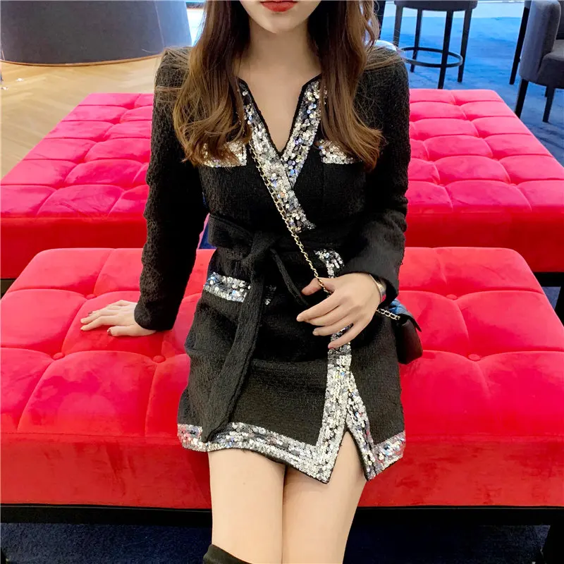 HziriP 2019 Vintage Elegant Cotton Dress Women New Spring Autumn Slim Fit Fresh Solid OL Party Dresses High Waist Sashes Belt | Женская