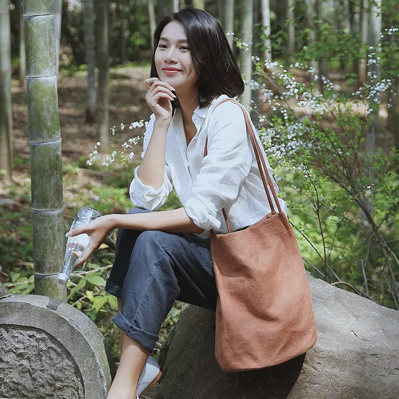 

Casual Women Shopping Bag Ladies One Shoulder Bag Totes Eco Shopping Bag Daily Use Foldable Canvas Bag Canvas Women Female