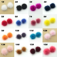 lavida f29 10pc 30mm mink fur ball fur pom pomjewelry makingdiy for shoes clothes earrings ringjewelry accessories materials