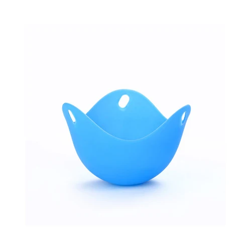 BLUE Безопасная силиконовая форма для приготовления яиц, кухонные аксессуары для приготовления блинов, инструмент для яиц, форма миска, пластиковый инструмент для приготовления яиц - Цвет: BLUE