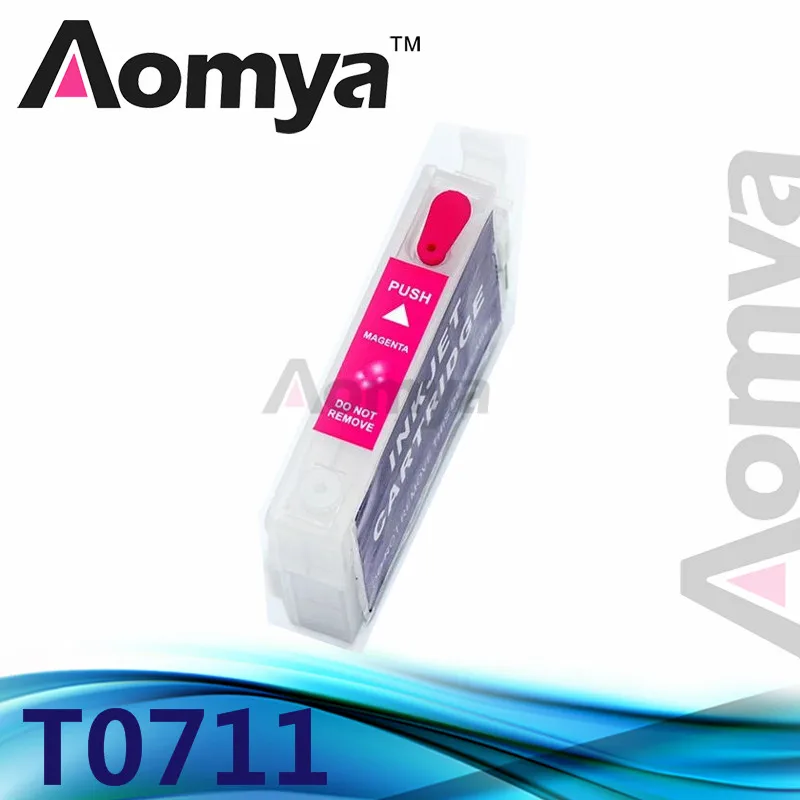 Многоразовый картридж Aomya T0711 совместимый с Epson SX110 SX210 SX410 SX510W SX115 SX215 SX415 SX515 S20 SX100