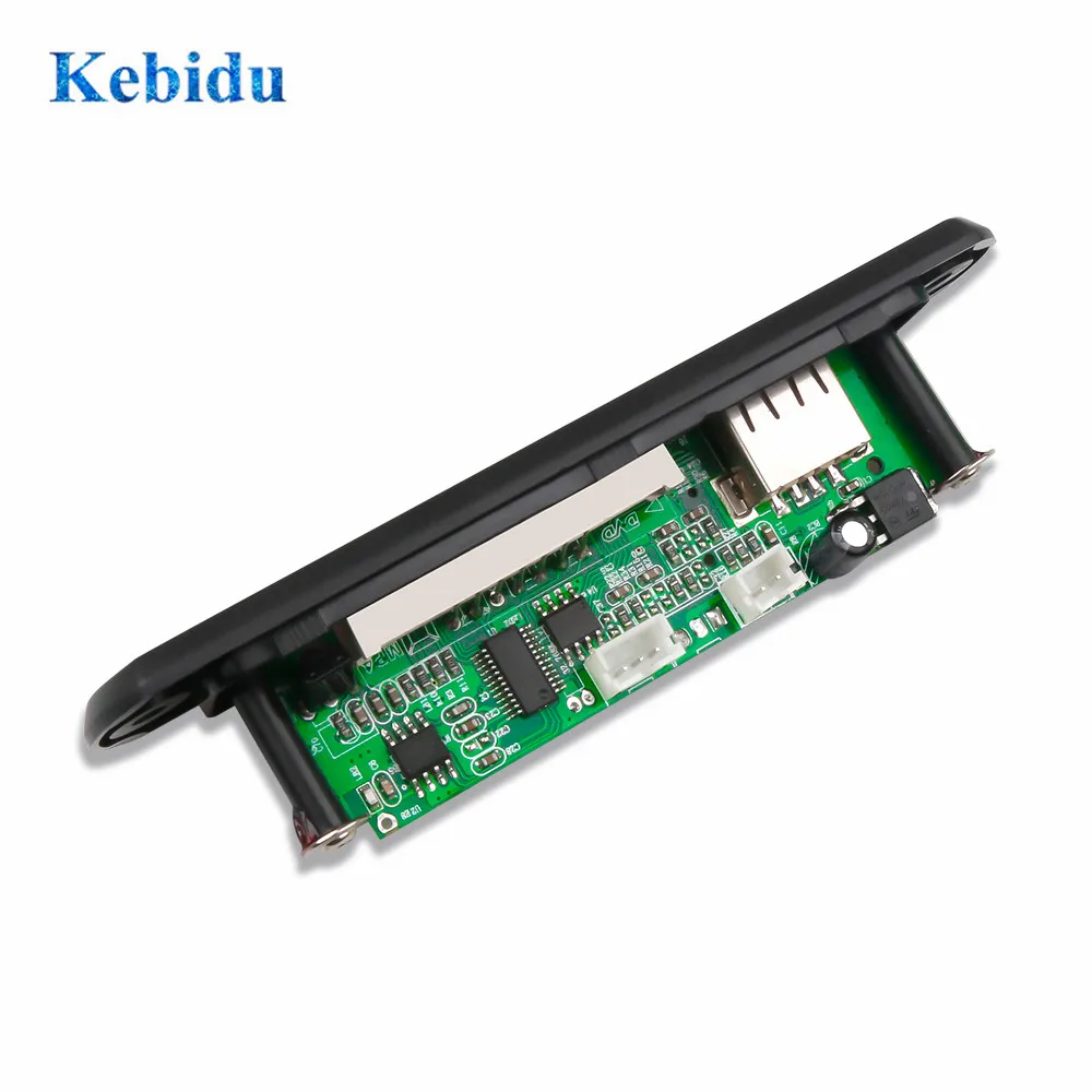 Автомобильный комплект KEBIDU без Bluetooth 5 В 12 MP3 WMA WAV декодер плата mp3 плеер