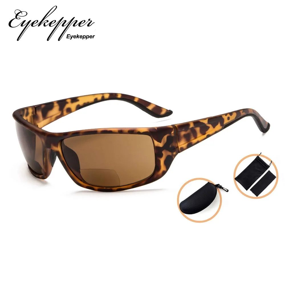 SGS038 Eyekepper Sports Bifocal Sunglasses Rectangular Frame Reading | Glasses