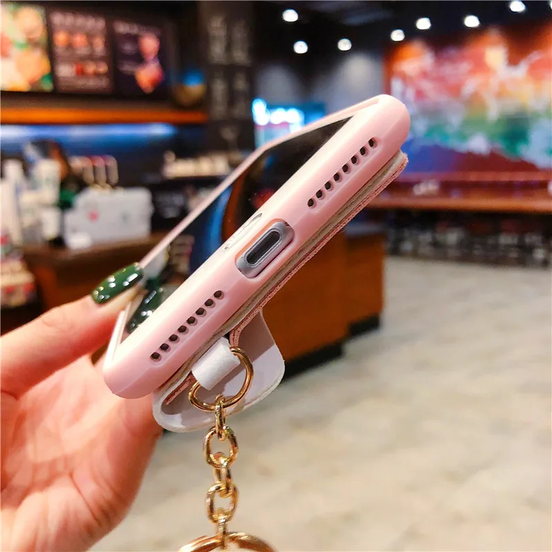 Чехлы для iPhone X 8 7 6S 6 Plus модный кожаный чехол телефона держатель карт