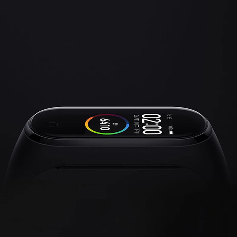 Оригинальный фитнес браслет Xiaomi Mi Band 4 с цветным экраном Bluetooth 2019 смарт Miband для IOS и