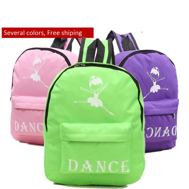 

Canvas Ballet Bag For Girls Preschool Kids Dance Bag For Ballet Pink/Purple/Blue Children Ballerina Dance Shoulder/Backpack Bag