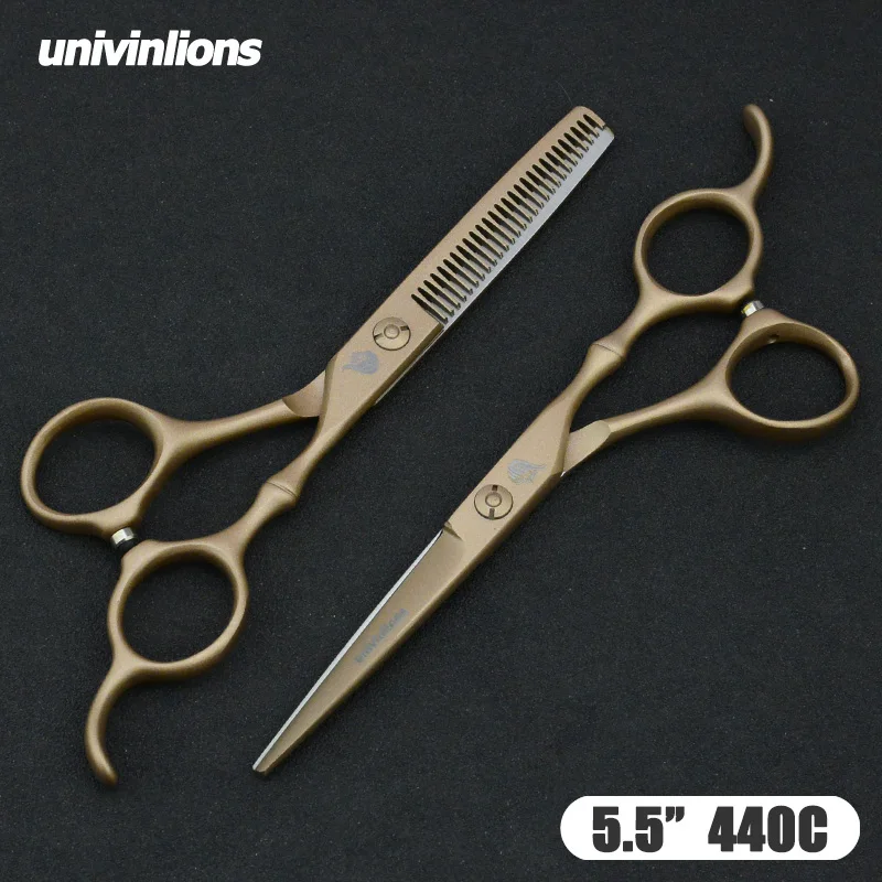 Японские парикмахерские ножницы 5 5/6 &quotзолотые univinlions | Красота и здоровье