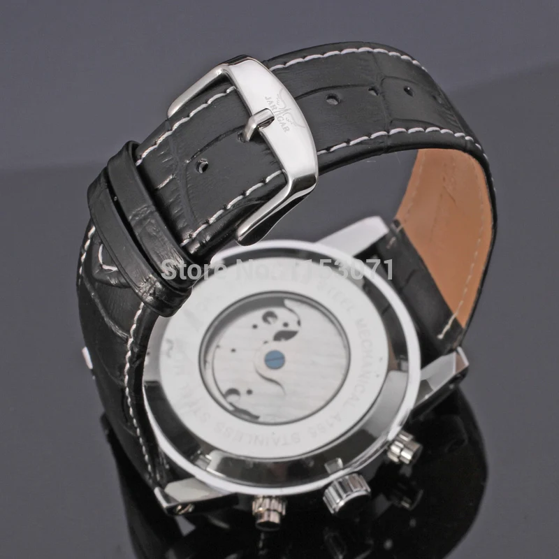 JAG165M3S2 новые Jargar автоматические мужские часы заводской черный ремешок из