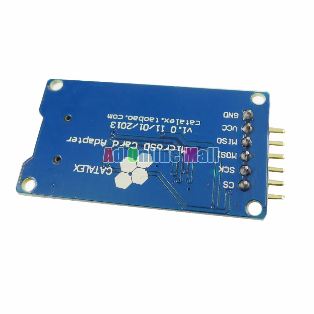 10 шт./лот Micro SD карта адаптер SPI интерфейс Мини TF Карта Чтение модуль записи с чипом