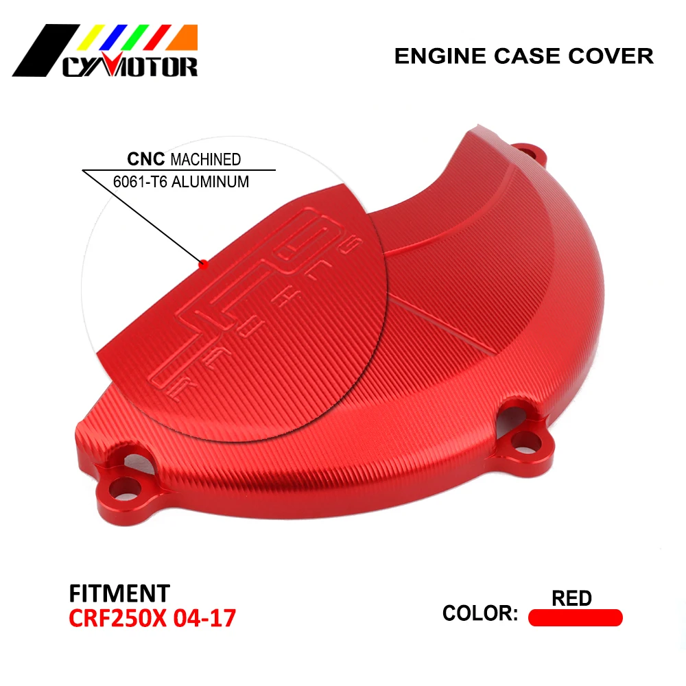 Боковой Чехол для двигателя мотоцикла Защитная панель HONDA CRF250X CRF 250X 2004 2005 2006 2007 2008