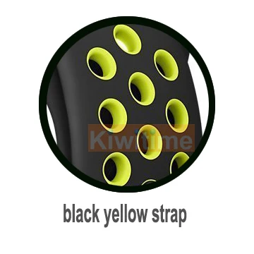 Black Yellow Strap KIWITIME 42 мм силиконовый ремешок спортивный ремешок Миланский Браслет Нержавеющая сталь браслет, ремешок для наручных часов Часы SmartWatch IWO 8 9 Смарт Браслет для проверки сердечного ритма 6 2 3 - Цвет: Black Yellow Strap