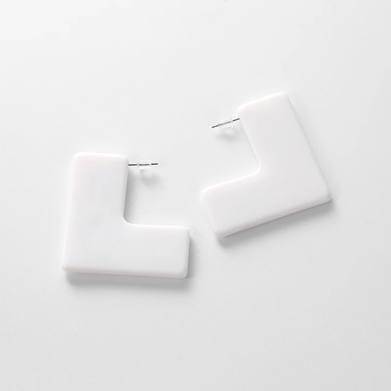 2021 Fashion Trendy Earrings for Women Acid Acrylic Eardrop Geometry Charm Jewelry Holiday Gifts Wholesale pendientes | Украшения и