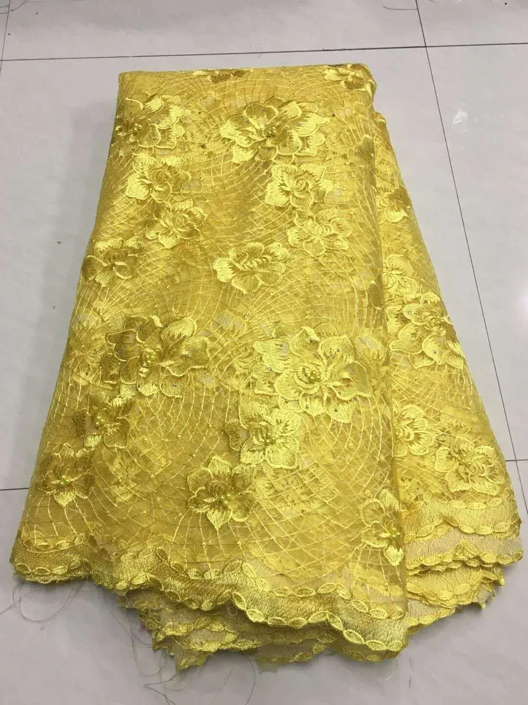 Чисто белая африканская кружевная ткань 2019 высококачественное кружево