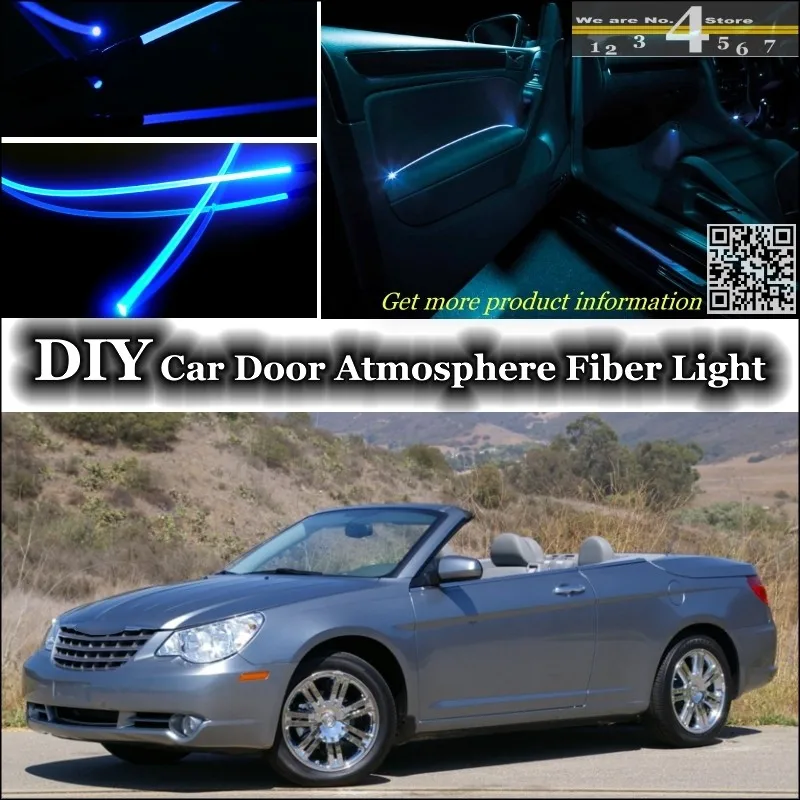 Для Chrysler Sebring внутренний окружающий свет настройки атмосферного волоконно