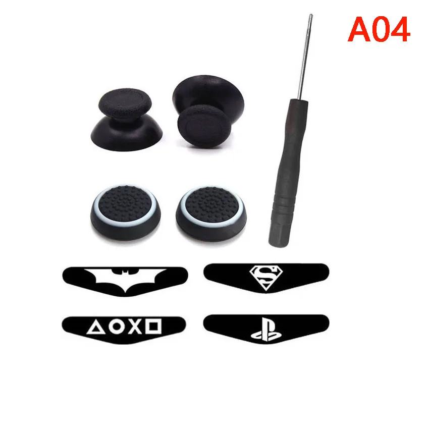 Для Dualshock 4 контроллер аналоговый джойстик для пальца палка крышка s + световые